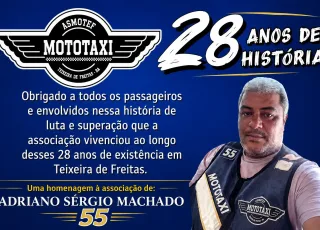 AMOSTEF celebra 28 anos de história e contribuição para a mobilidade urbana de Teixeira de Freitas