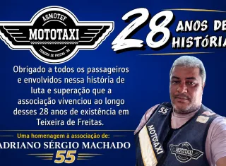 AMOSTEF celebra 28 anos de história e contribuição para a mobilidade urbana de Teixeira de Freitas