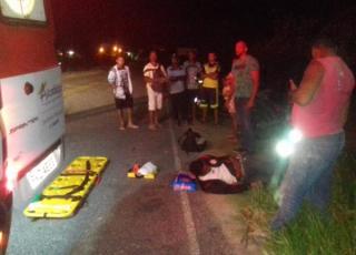 Animal solto na pista provoca acidente e deixa ciclista ferido no Prado
