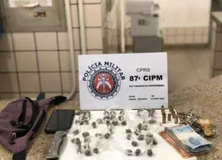 Após denúncia anônima, traficante é preso pela polícia no São Lourenço