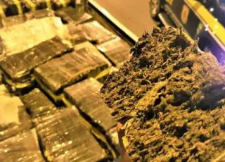 Após tentativa de fuga, motorista provoca acidente e PRF apreende quase duas toneladas de maconha escondida em caminhão