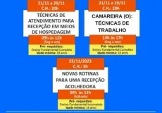 Aprhope, Senac e Prefeitura de Prado oferecem vagas gratuitas em cursos profissionalizantes