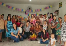 Arraiá do SCFV reúne grupo de idosos do Bairro Monte Santo em tarde de integração e valorização em Itanhém