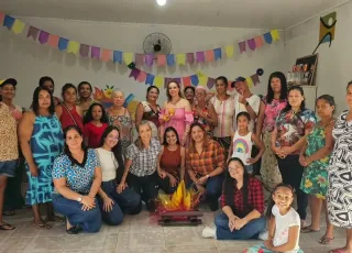 Arraiá do SCFV reúne grupo de idosos do Bairro Monte Santo em tarde de integração e valorização em Itanhém