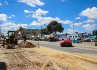 As obras de duplicação da Av Presidente Getúlio Vargas, chegam ao trecho do Hospital Municipal