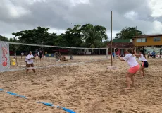Atletas se destacam nas areias de Caraíva no 1º Open de Beach Tennis