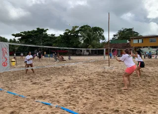 Atletas se destacam nas areias de Caraíva no 1º Open de Beach Tennis