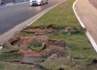 Ato de vandalismo nas obras de ampliação do trecho entre o posto Pioneiro e Hospital Municipal é elucidado