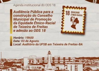 Audiência pública discutirá criação de Conselho de Promoção da Equidade Étnico-Racial em Teixeira de Freitas