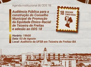 Audiência pública discutirá criação de Conselho de Promoção da Equidade Étnico-Racial em Teixeira de Freitas