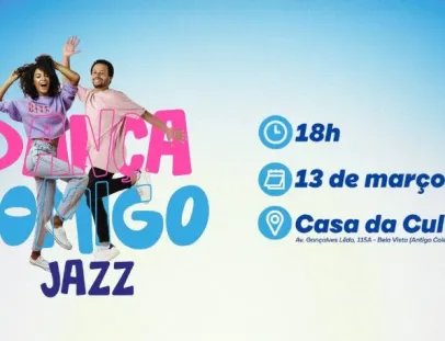 Aula aberta de Jazz marca nova edição do “Dança Comigo” em Teixeira de Freitas
