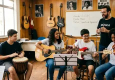 Aulas Gratuitas de Música: Ibirapuã abre inscrições para o Projeto "Acordes para o Futuro"