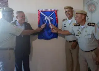 Autoridades participam de inauguração de sede da 87ª Companhia da Polícia Militar em Teixeira de Freitas