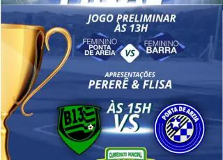 B13 e Ponta de Areia vão disputar a final do Campeonato Municipal de Caravelas