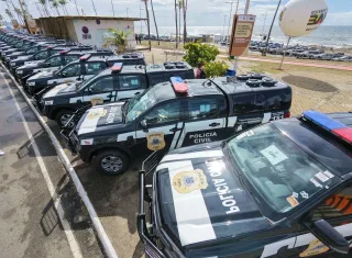 Bahia fortalece forças de segurança com entrega de 112 viaturas, armamentos e novos equipamentos