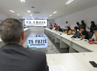 Bahia registra redução de 8,7% em mortes violentas e 25 fuzis são apreendidos desde janeiro