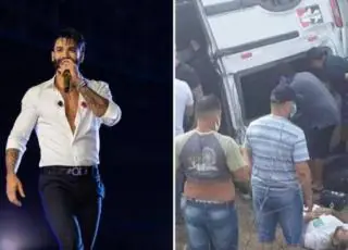 Banda de Gusttavo Lima se envolve em acidente de carro na Paraíba