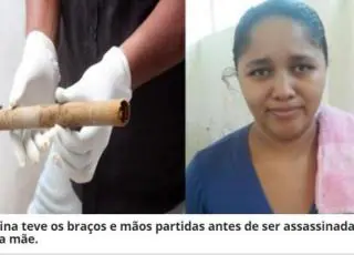 Bárbaro - Mãe tortura, quebra membros, estupra com cano e mata filha de apenas 3 anos