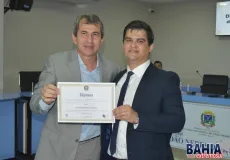 Bentivi é diplomado prefeito de Itanhém pela terceira vez