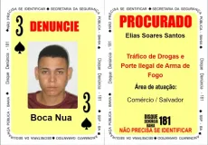 “Boca Nua”, o “Três de Espadas” do Baralho do Crime morre em troca de tiros com a polícia 