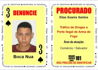 “Boca Nua”, o “Três de Espadas” do Baralho do Crime morre em troca de tiros com a polícia 
