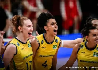 Brasil supera França por 3 sets a 2 na Liga das Nações de Vôlei