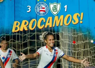 Brasileiro feminino: Bahia derrota América-MG e assume 3ª colocação