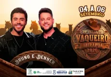 Bruno & Denner são anunciados como nova atração da Festa do Vaqueiro de Ibirapuã