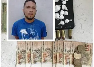 CAEMA prende jovem com drogas no Rosa de Luxemburgo em Teixeira de Freitas