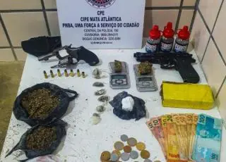 CAEMA prende traficante com arma e drogas no Castelinho