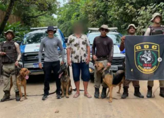 Cães do 8º BPM ajudam localizar italiano que estava desaparecido em Porto Seguro