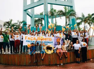 Caminhada do 18 de Maio mobiliza comunidade de Alcobaça na luta pela proteção de crianças e adolescentes