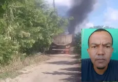 Caminhoneiro morre eletrocutado após encostar guindauto em fio de alta tensão em Itabela