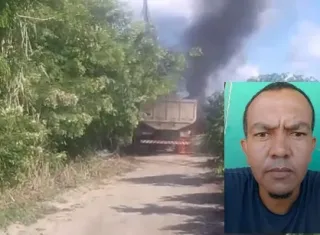 Caminhoneiro morre eletrocutado após encostar guindauto em fio de alta tensão em Itabela