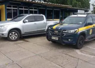 Caminhonete S10 roubada em São Mateus/ES é recuperada pela PRF na BR 101 em Eunápolis; Veja vídeo