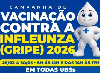 Campanha contra gripe em Ibirapuã segue até 31 de maio com foco em grupos prioritários