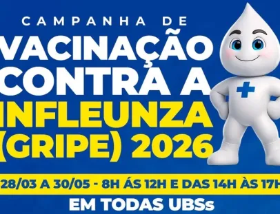 Campanha contra gripe em Ibirapuã segue até 31 de maio com foco em grupos prioritários