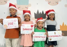 Campanha de Natal da Hemoba incentiva a doação para reforçar o estoque de sangue