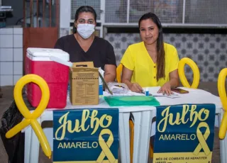 Campanha Julho Amarelo leva testagem e vacinação ao Mercado Municipal de Teixeira de Freitas