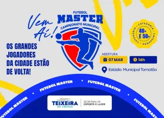 Campeonato Municipal Master reúne antigos jogadores em nova disputa em Teixeira de Freitas