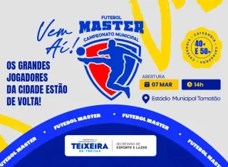 Campeonato Municipal Master reúne antigos jogadores em nova disputa em Teixeira de Freitas