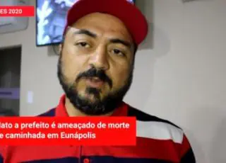 Candidato a prefeito diz que foi ameaçado de morte durante caminhada; Veja o vídeo