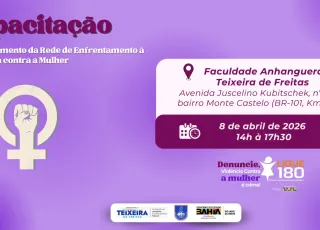 Capacitação sobre fortalecimento da rede de enfrentamento à violência contra a mulher será realizada em Teixeira de Freitas