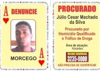 Capturado 'Ás de Copas' do Baralho do Crime