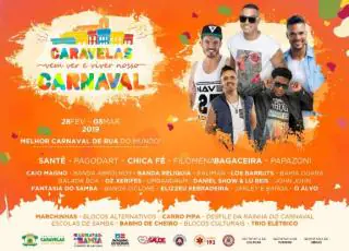 Caravelas anuncia a programação do carnaval 2019
