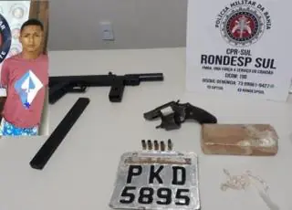 Caravelas, Di Menor tomba em confronto com a polícia,  submetralhadora e drogas foram aprendidas em Ponta de Areia