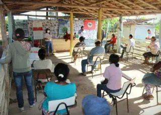 Caravelas leva para moradores de assentamento ações de apoio ao enfrentamento do novo coronavírus