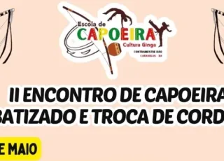 Caravelas recebe encontro de capoeira com mestres de vários estados neste fim de semana