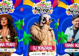 Carnaval de Alcobaça anuncia Lauana Prado, DJ Gonzaga e Thiago Aquino como primeiras atrações oficiais