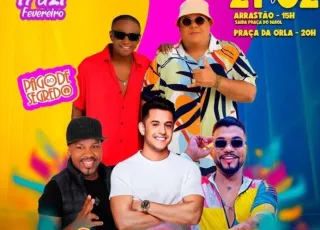 Carnaval de Alcobaça termina hoje com shows de Kevy Jhonny, Pagode do Segredo, Xelão e Caio Magno